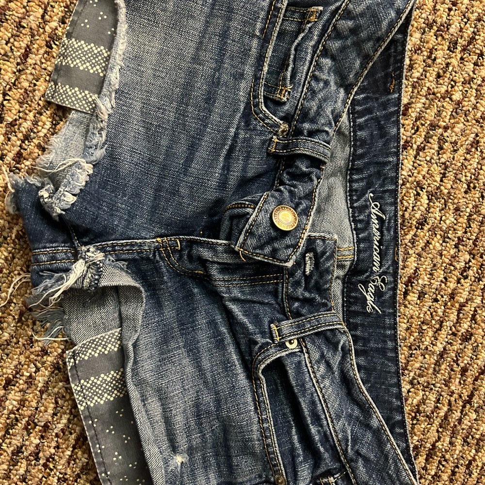 AE jean shorts low rise